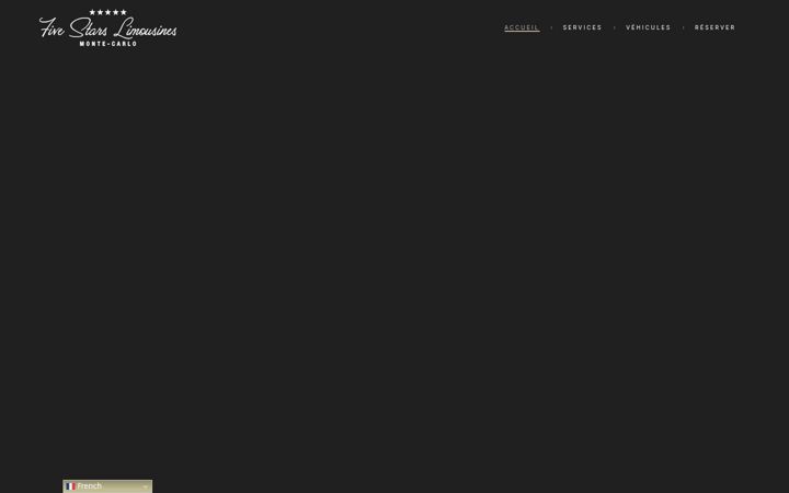 Screenshot of fivestars-limousines.com