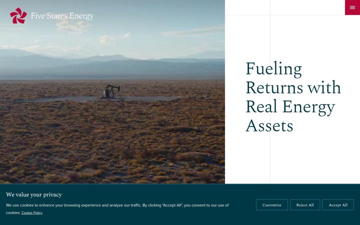 Screenshot of fivestates.com