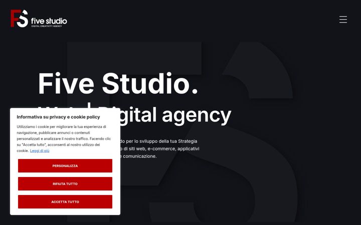 Screenshot του fivestudio.it