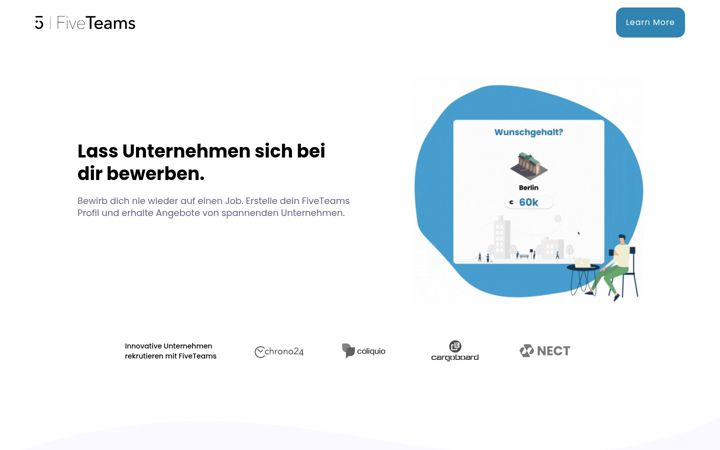 Screenshot of fiveteams.com