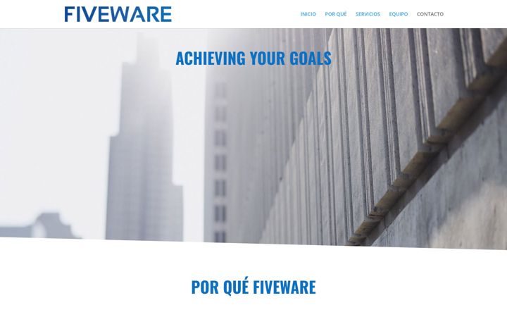 Screenshot ta' fiveware.es