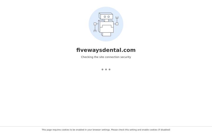 Screenshot of fivewaysdental.com