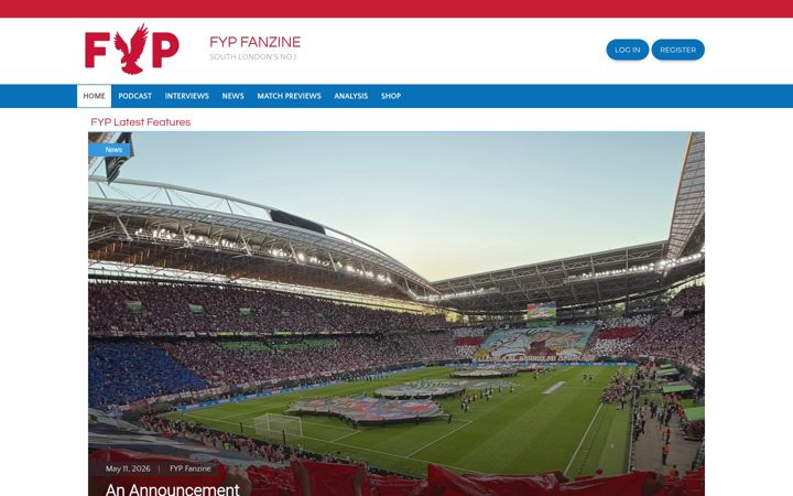 Screenshot of fiveyearplanfanzine.co.uk