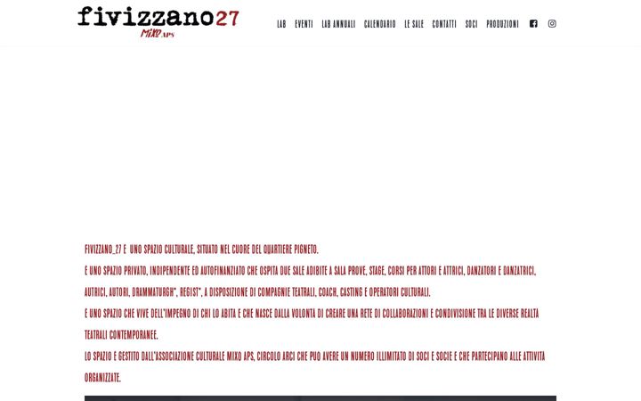 Screenshot του fivizzano27.it