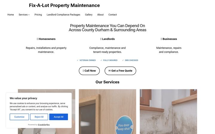 Screenshot ta' fix-a-lotpm.co.uk