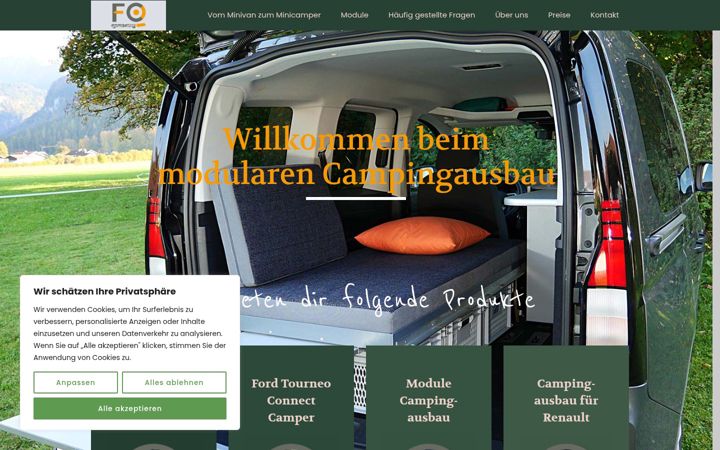 Screenshot of fix-campingausbau.de