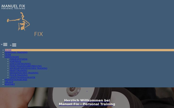 Screenshot of fix-fitness.de