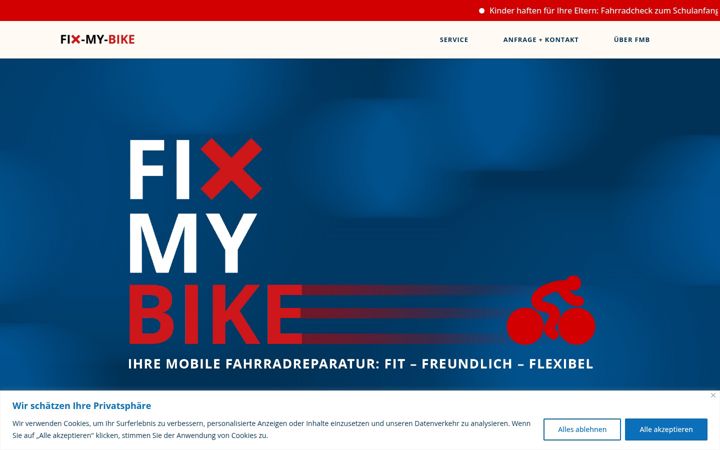 Screenshot of fix-my-bike.de