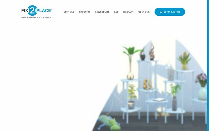 Screenshot of fix2place.de