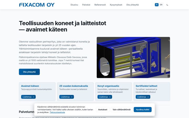 Screenshot of fixacom.com