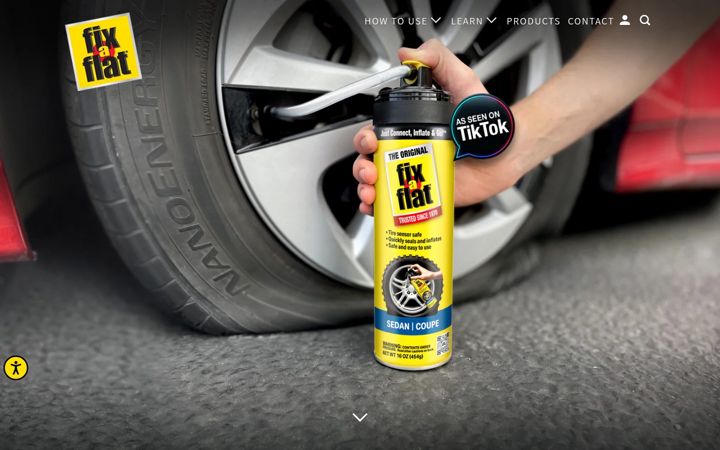 Screenshot of fixaflat.com