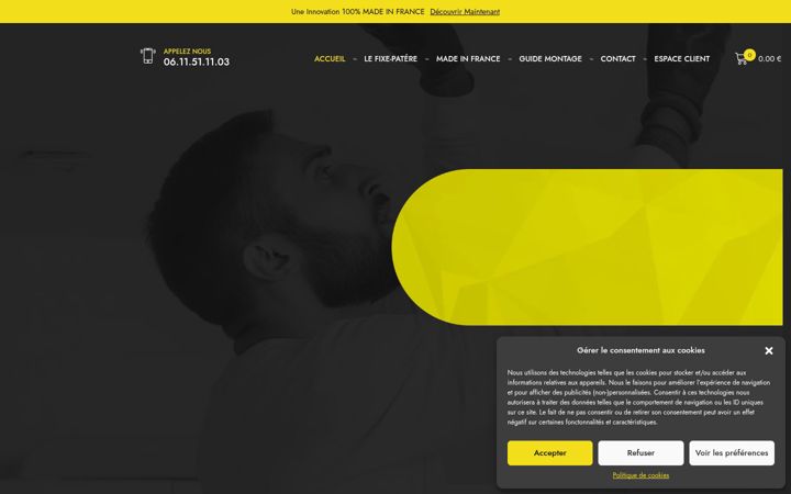 Screenshot of fixalum.fr