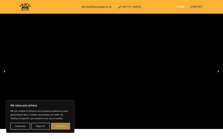 Screenshot of fixandrepair.co.uk