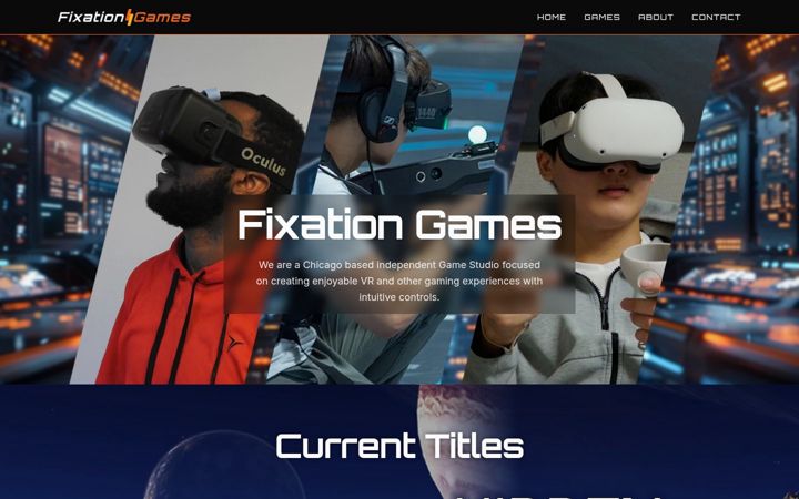 Screenshot of fixationgames.com