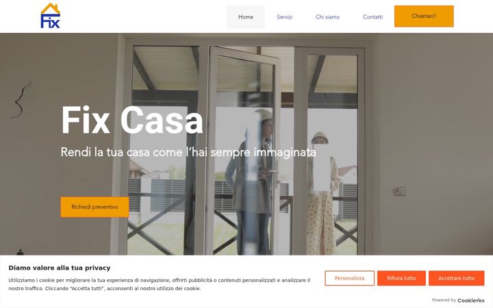 Screenshot of fixcasa.it