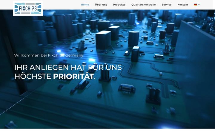 Screenshot of fixchips.de