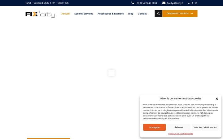 Screenshot of fixcity.fr