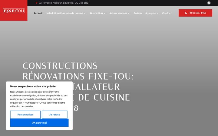 Screenshot of fixe-tou.com