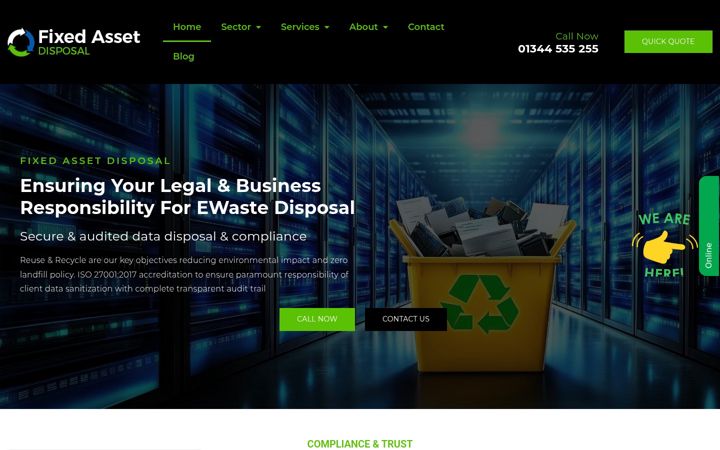 Screenshot of fixedassetdisposal.co.uk