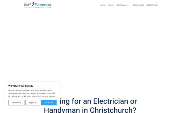 Screenshot of fixedconnection.co.uk