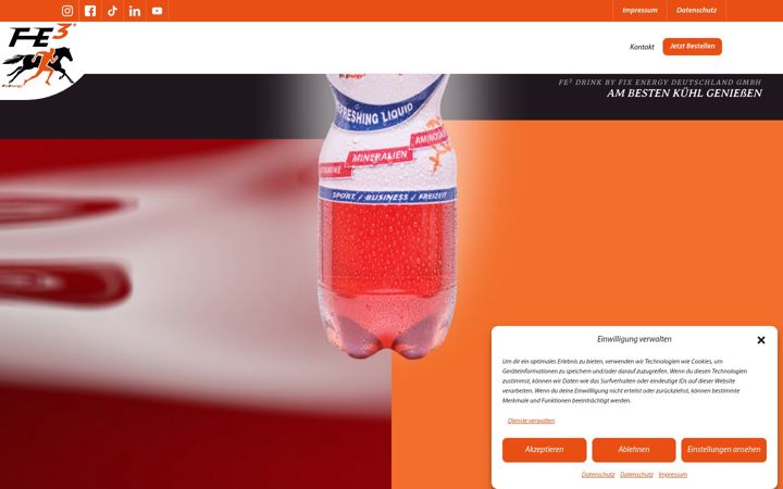 Screenshot of fixenergydeutschland.com