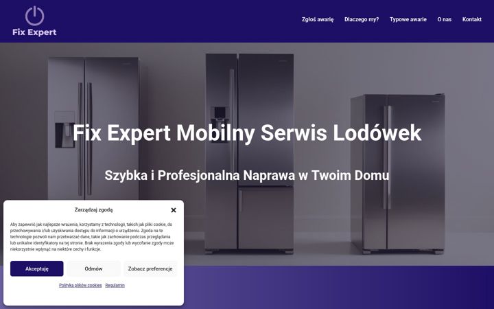 Screenshot of fixexpert.pl