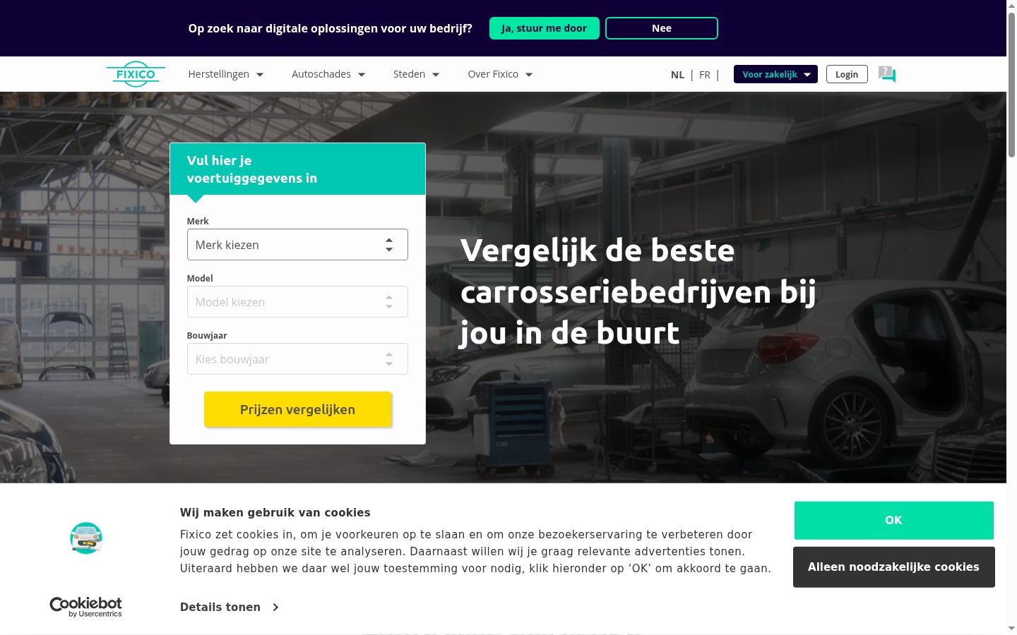 Snímka obrazovky banera súhlasu zobrazeného pred akoukoľvek interakciou