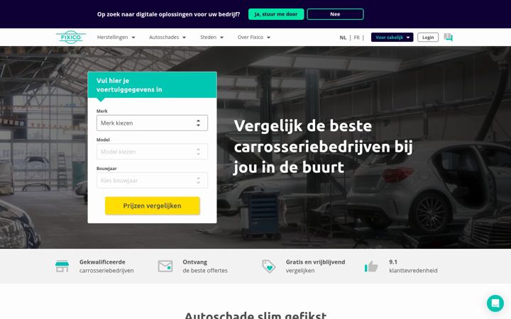 Screenshot of fixico.be