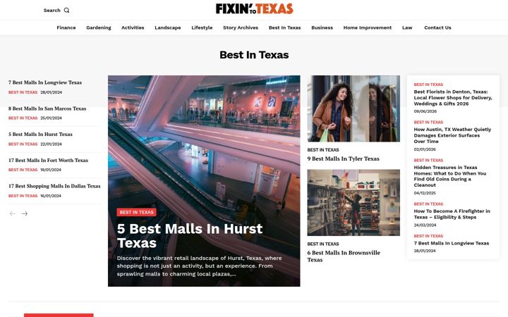 Screenshot of fixintexas.com