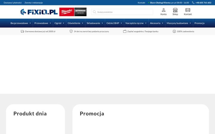 Screenshot of fixio.pl