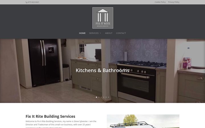 Screenshot ta' fixit-rite.co.uk