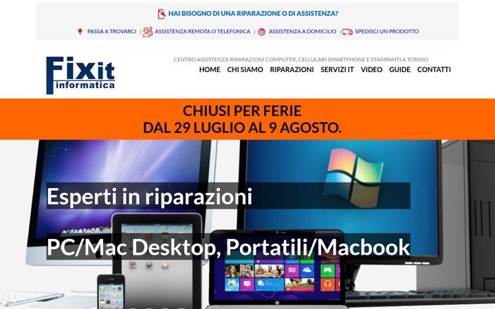 Screenshot of fixitinformatica.it