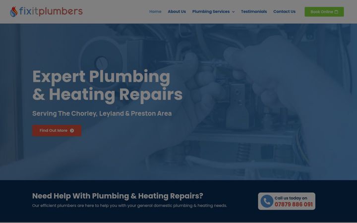 Screenshot of fixitplumbers.co.uk