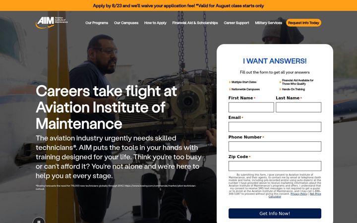 Screenshot of fixjets.com