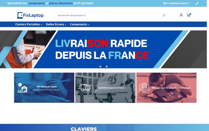 Screenshot of fixlaptop.fr