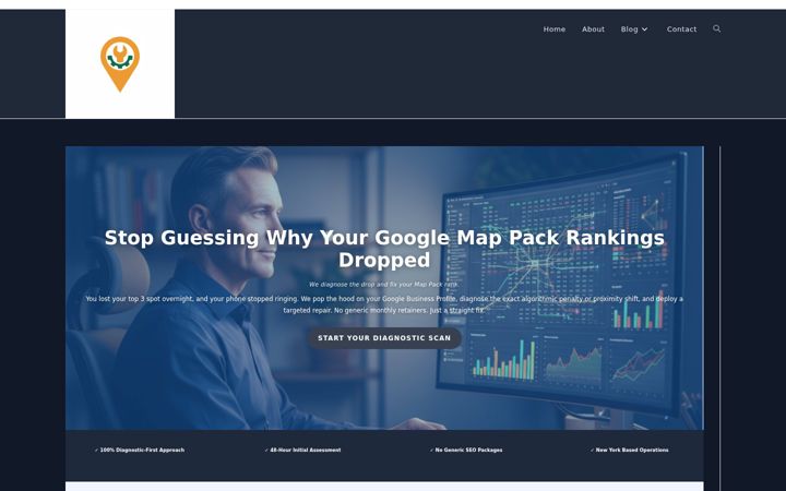 Screenshot of fixmypackrank.com