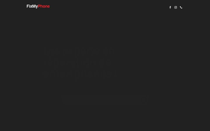 Screenshot of fixmyphone.ch