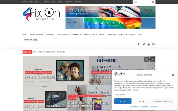 Screenshot of fixonmagazine.com