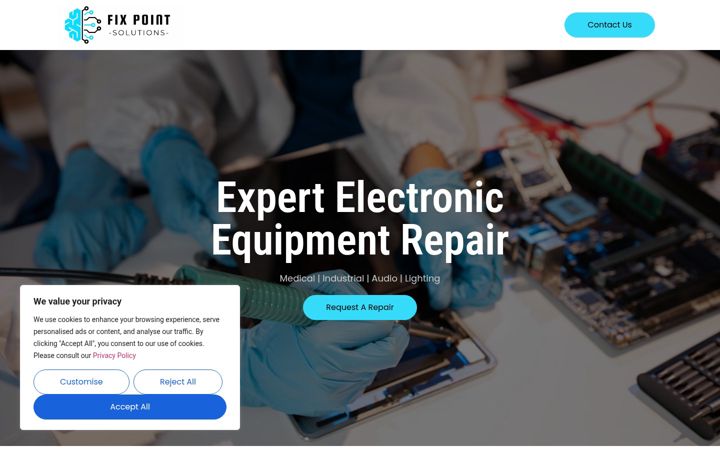 Screenshot of fixpointsolutions.com