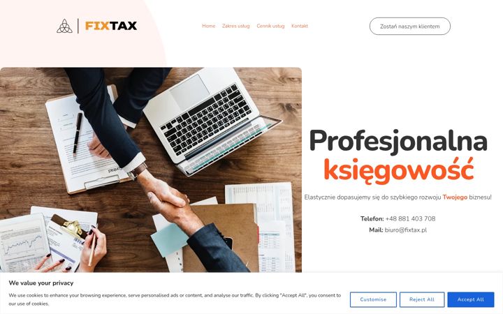 Screenshot of fixtax.pl