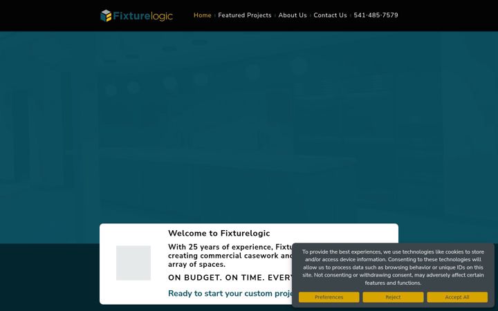 Screenshot of fixturelogic.com