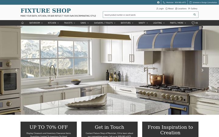 Screenshot of fixtureshop.com