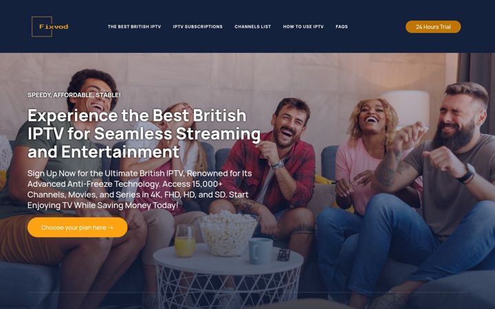 Screenshot of fixvod.com