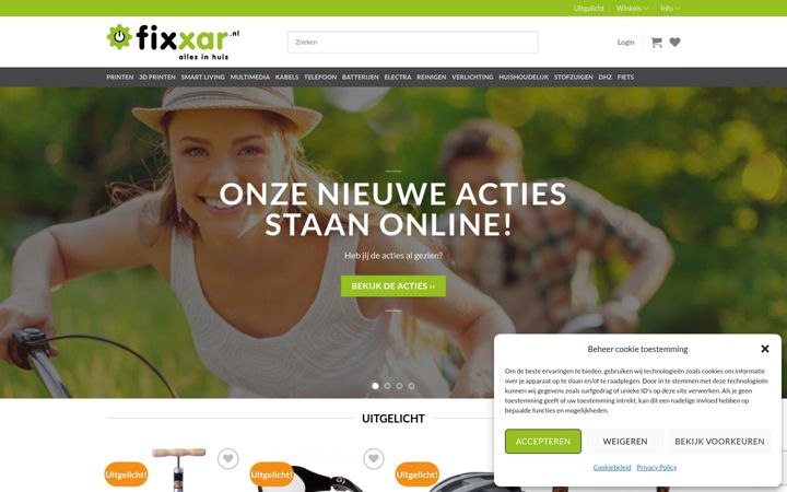 Screenshot of fixxar.nl