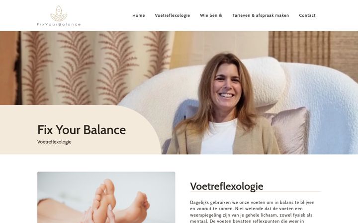 Screenshot of fixyourbalance.nl