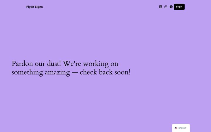 Screenshot ta' fiyahsigns.co.uk