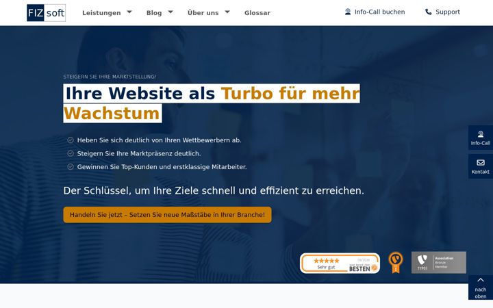 Screenshot of fiz-soft.de