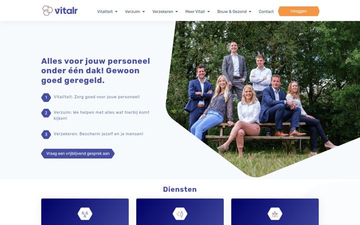 Screenshot of fizie.nl