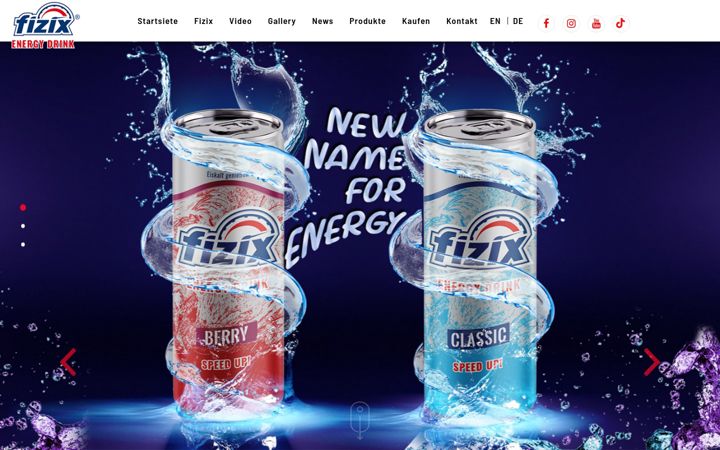 Screenshot of fizix.at
