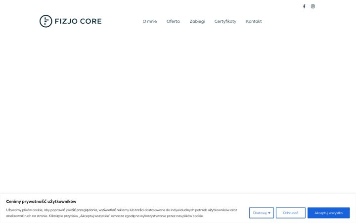 Screenshot of fizjo-core.pl